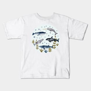 Whale Story | Watercolor Kids T-Shirt